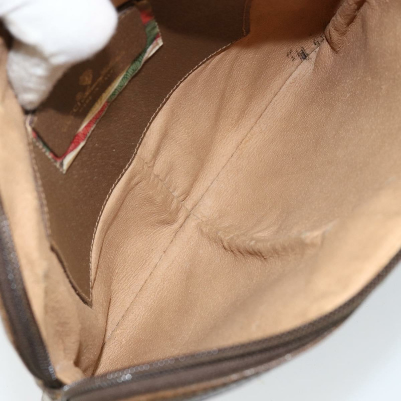 【日本直送】GUCCI GG Supreme Web Sherry Line 手提包 PVC 米色 金色 904 02 047 正品 130090-10