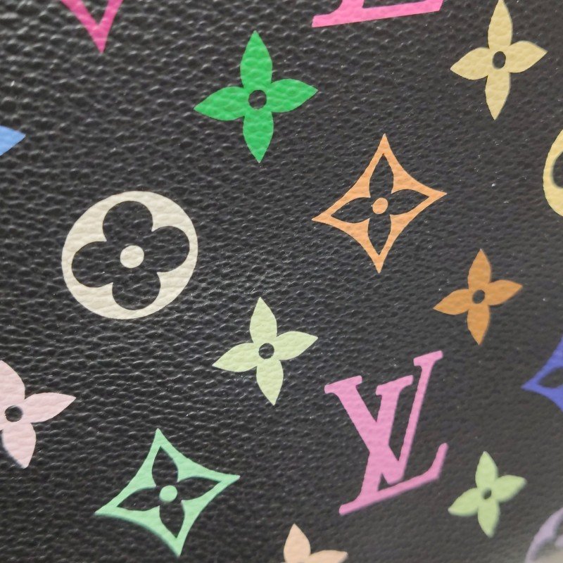 Louis Vuitton(LV) Speedy 30 植鞣革黑三彩波士頓包手提包-19