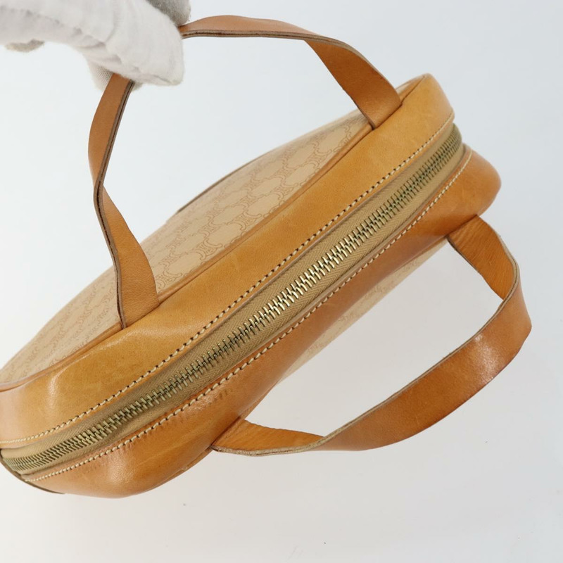 【日本直送】CELINE Macadam帆布手提包 PVC 米色 金色 正品 142798-5
