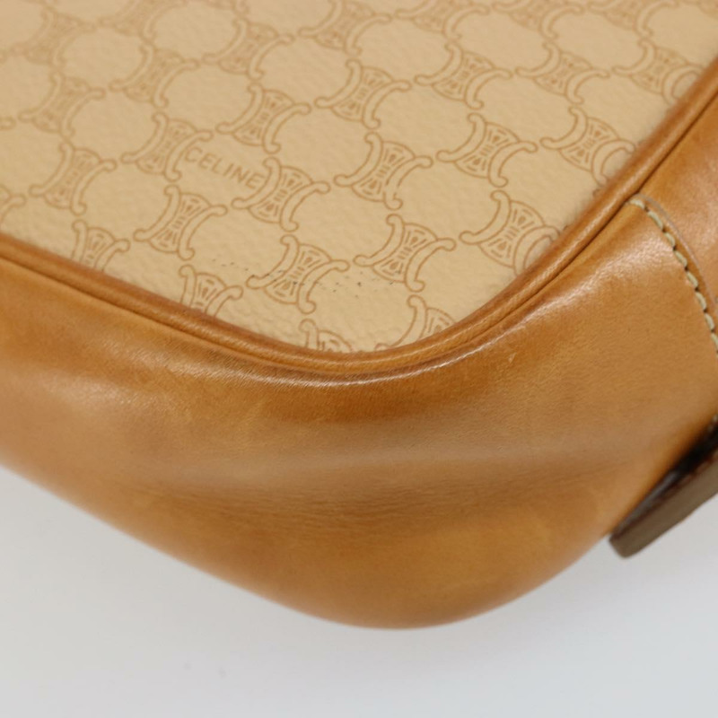 【日本直送】CELINE Macadam帆布手提包 PVC 米色 金色 正品 142798-14