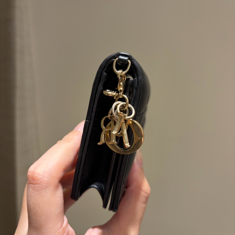 lady Dior短夾錢包-1
