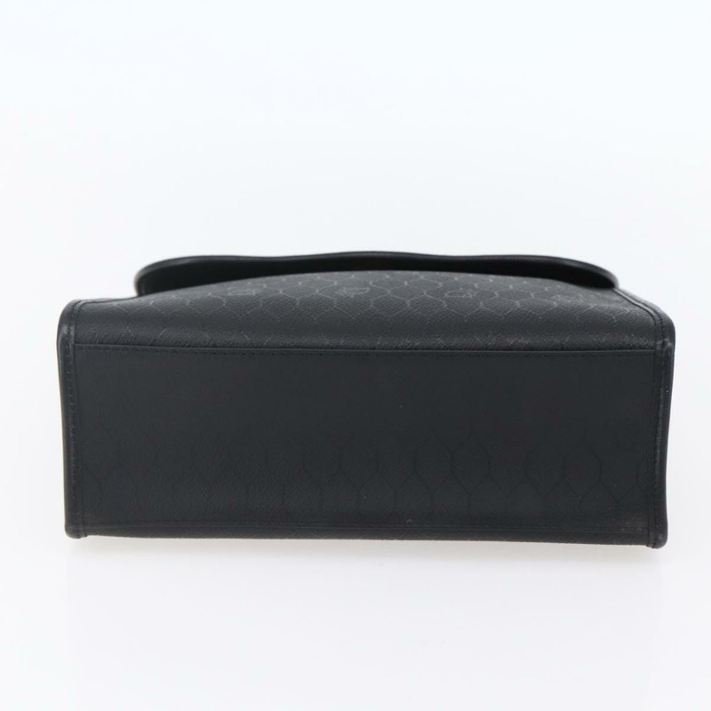 【日本直送】Christian Dior 蜂巢帆布手提包 PVC 黑色金色 正品 150746-8