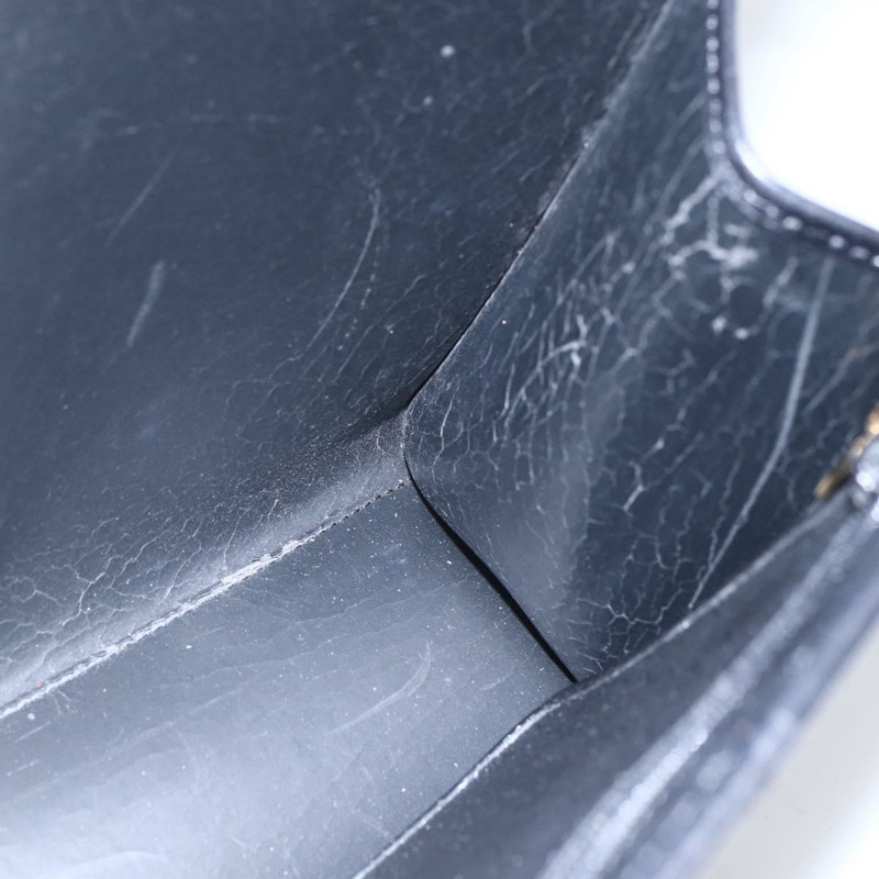 【日本直送】Christian Dior 蜂巢帆布手提包 PVC 黑色金色 正品 150746-17