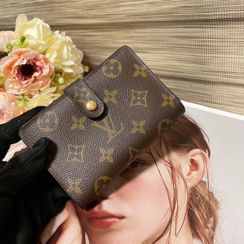 LV M61663蝴蝶扣中夾🏅-5