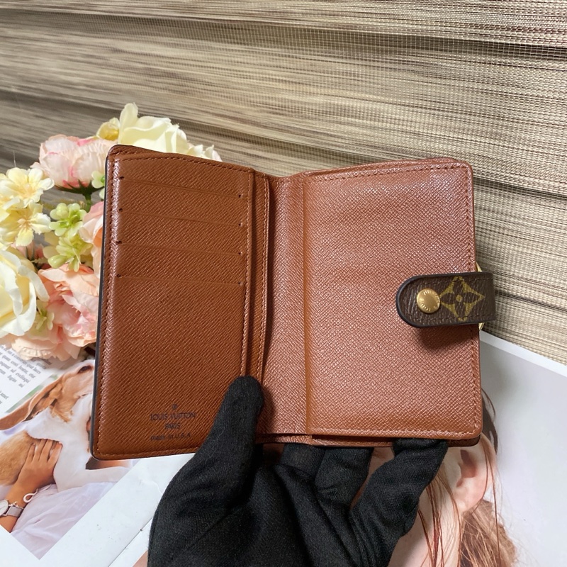 LV M61663蝴蝶扣中夾🏅-7