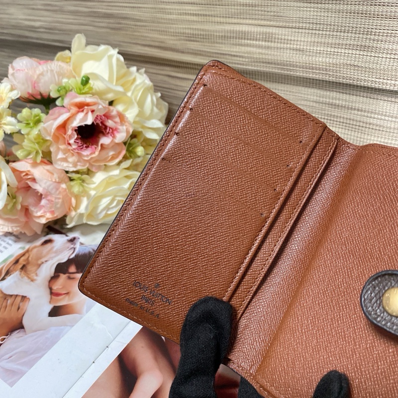 LV M61663蝴蝶扣中夾🏅-9