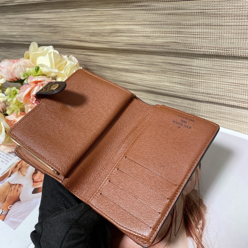 LV M61663蝴蝶扣中夾🏅-10