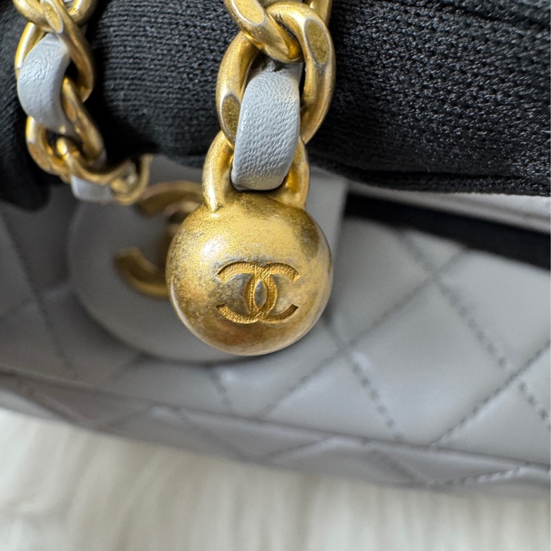 香奈兒金球coco20淺灰羊29開-38