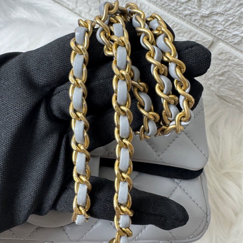 香奈兒金球coco20淺灰羊29開-41