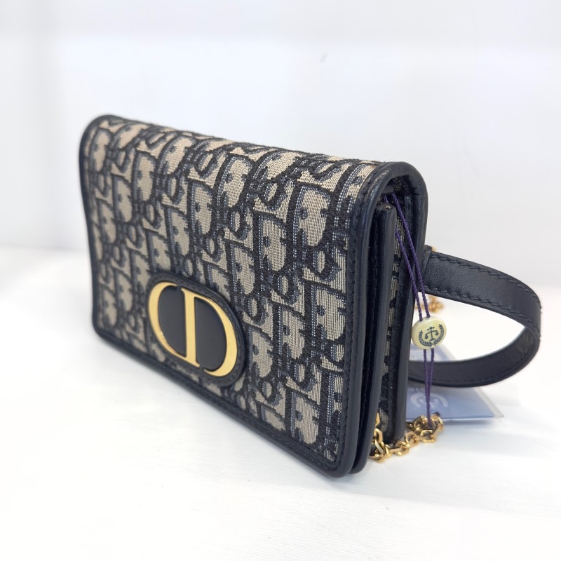 DIOR 迪奧老花蒙田二合一肩背包woc 兩條肩帶-4