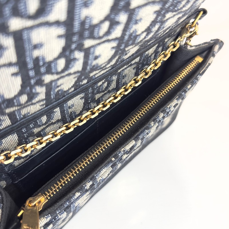 DIOR 迪奧老花蒙田二合一肩背包woc 兩條肩帶-6