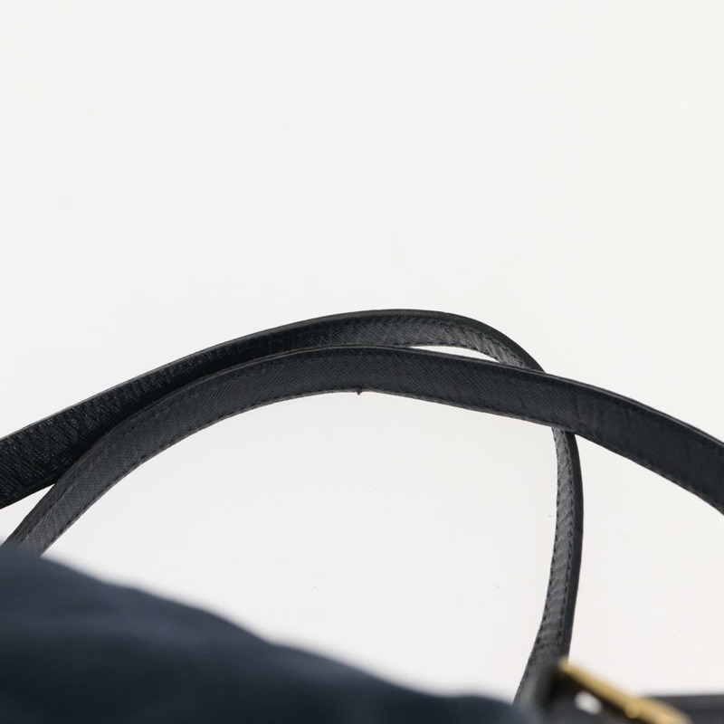 【日本直送】PRADA 雙肩包 尼龍 海軍藍 金色 正品 146671-14