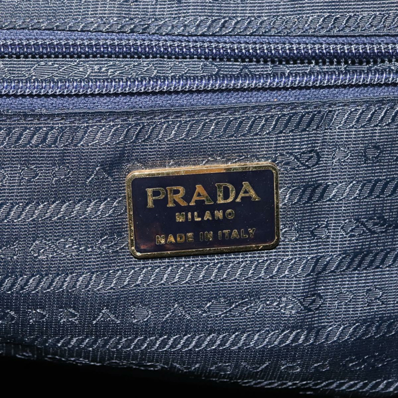【日本直送】PRADA 雙肩包 尼龍 海軍藍 金色 正品 146671-23
