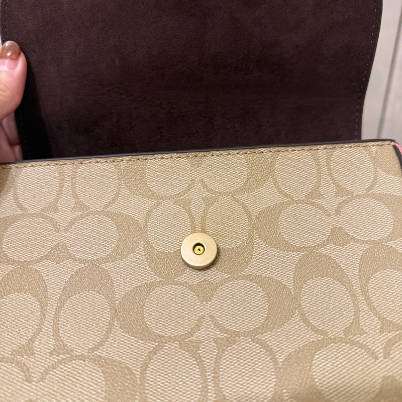 🇺🇸👸coach 公主寶石鍊條單肩斜背包 經典老花COACH-4