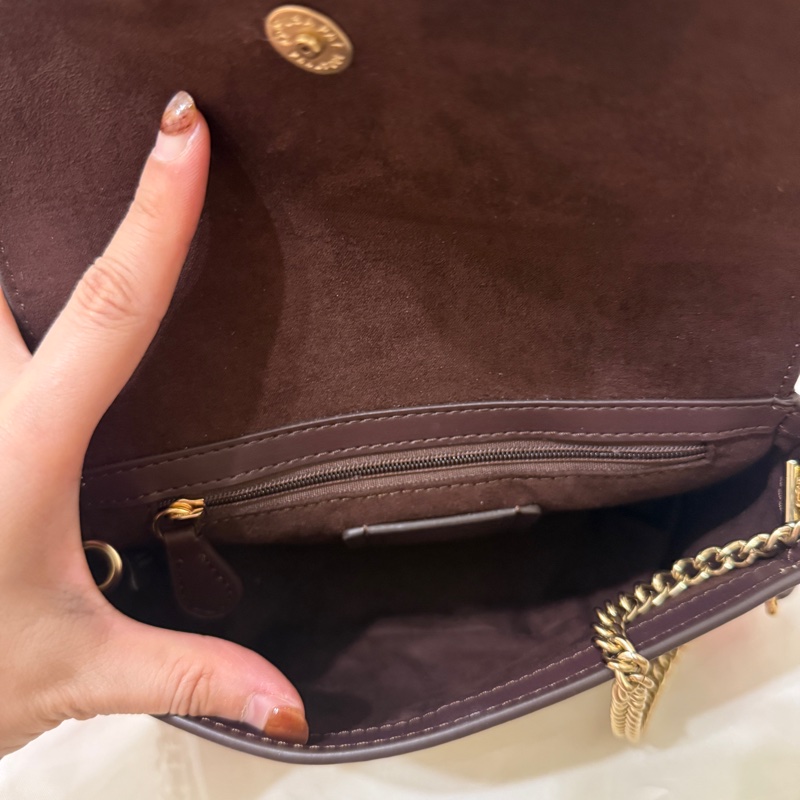 🇺🇸👸coach 公主寶石鍊條單肩斜背包 經典老花COACH-5