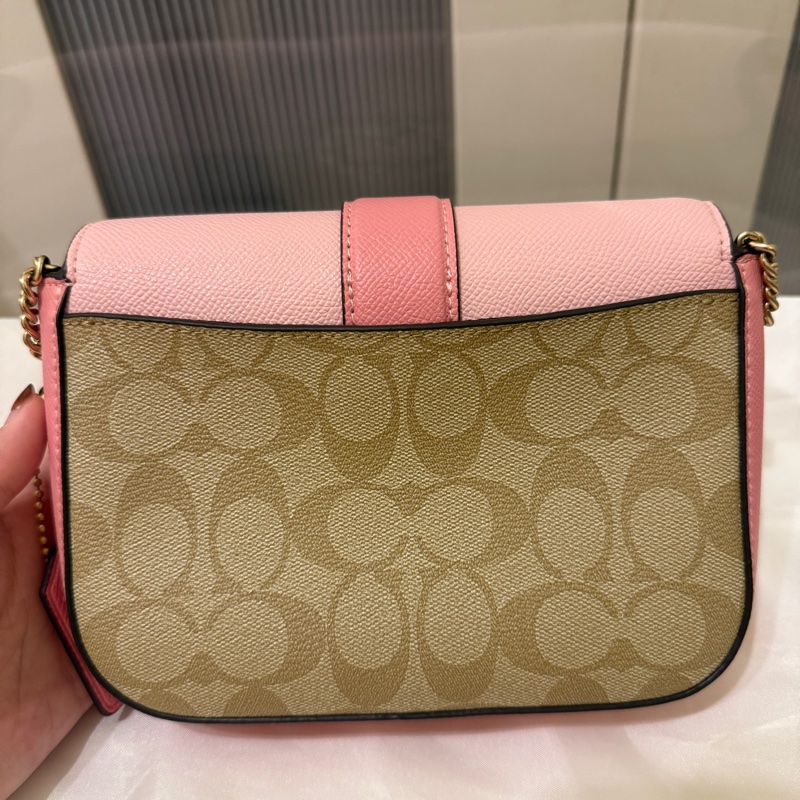 🇺🇸👸coach 公主寶石鍊條單肩斜背包 經典老花COACH-8