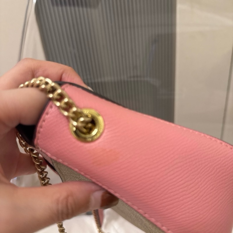 🇺🇸👸coach 公主寶石鍊條單肩斜背包 經典老花COACH-13