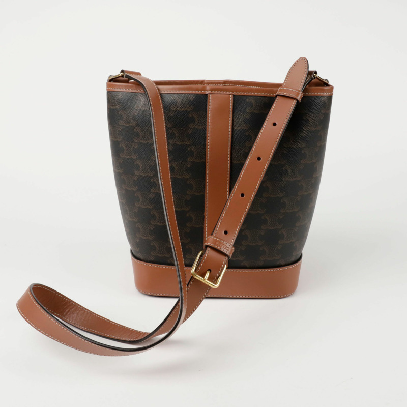 CELINE Triomphe 小號水桶單肩包 191442CAS-3