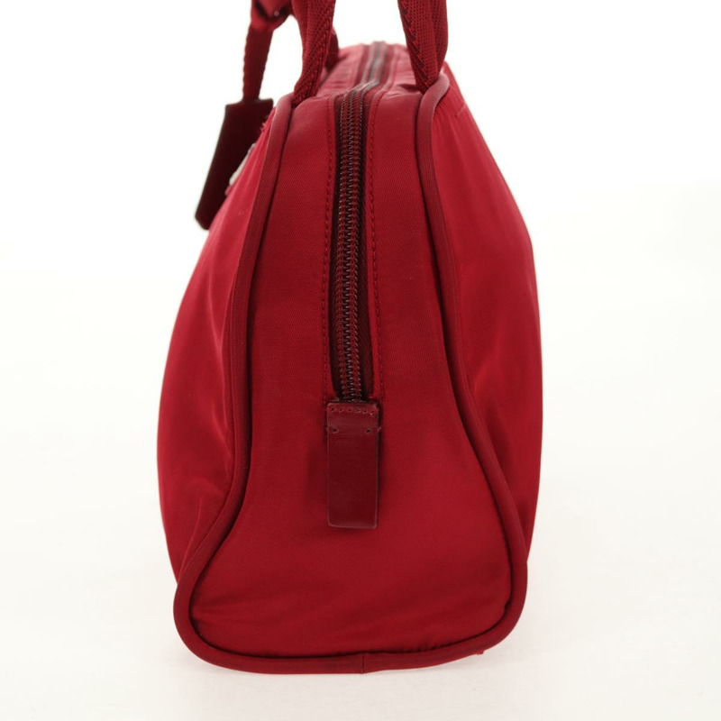 【日本直送】PRADA 單肩包 尼龍 紅色 銀色 正品 BA7317V-2