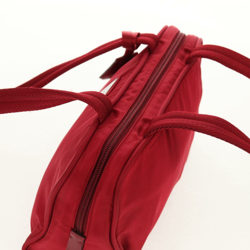 【日本直送】PRADA 單肩包 尼龍 紅色 銀色 正品 BA7317V-5
