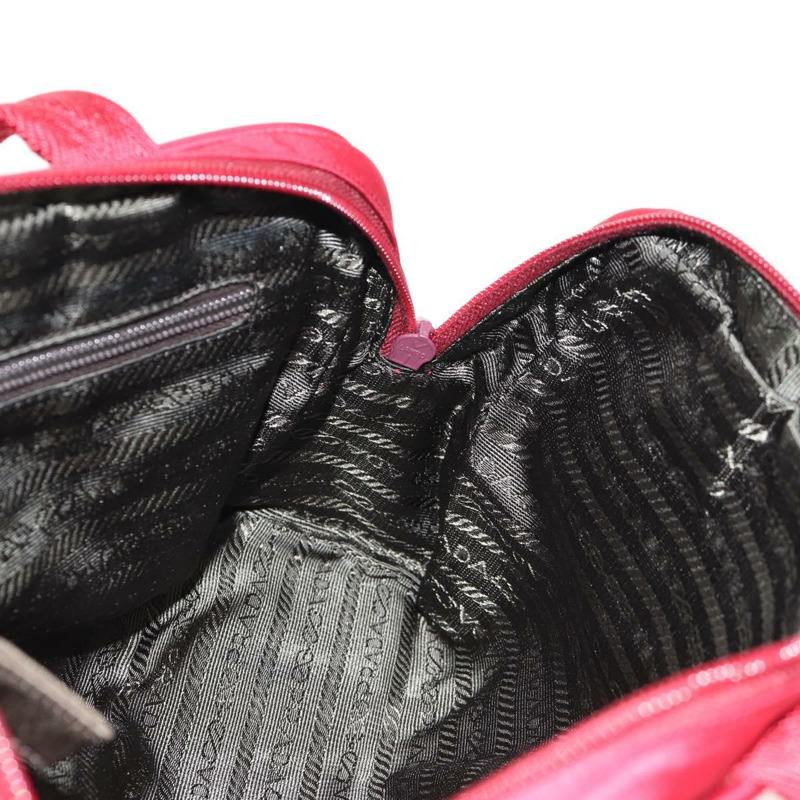 【日本直送】PRADA 單肩包 尼龍 紅色 銀色 正品 BA7317V-20