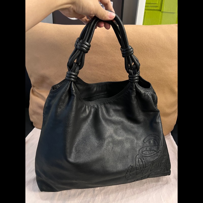 Loewe黑色肩背包-0