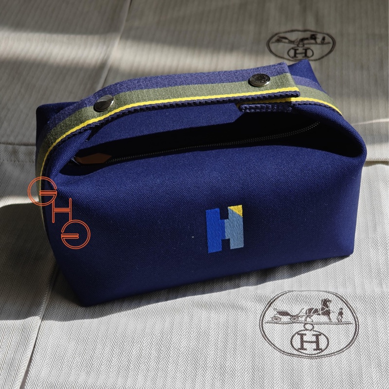 愛馬仕飯盒包Bride A Brac / H Pavillon / 藍色 ( 全新）-0