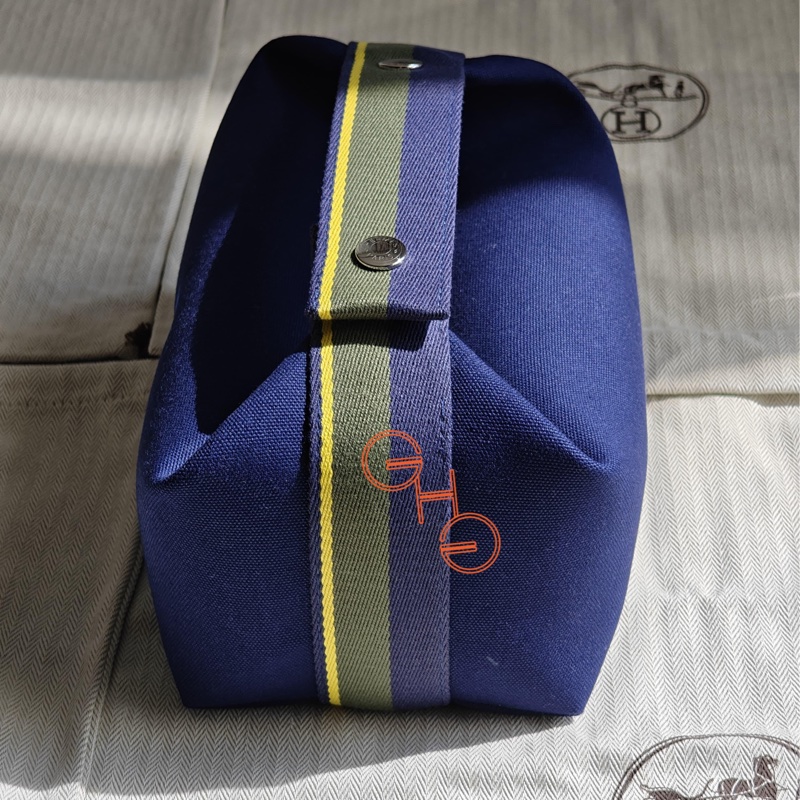 愛馬仕飯盒包Bride A Brac / H Pavillon / 藍色 ( 全新）-3