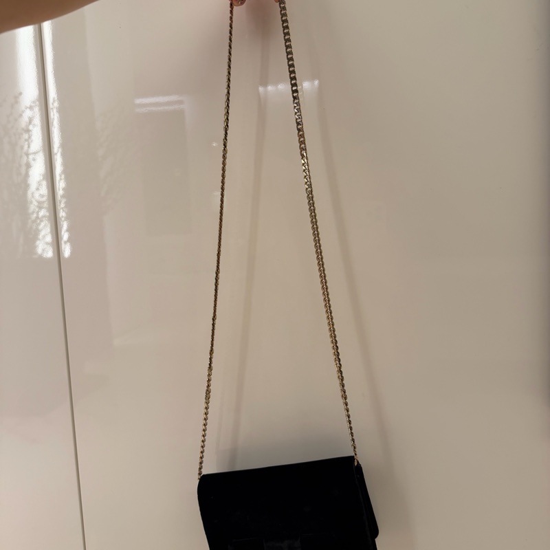 Prada Bow Wallet on Chain 天鵝絨款|英國購入|附防塵袋-2