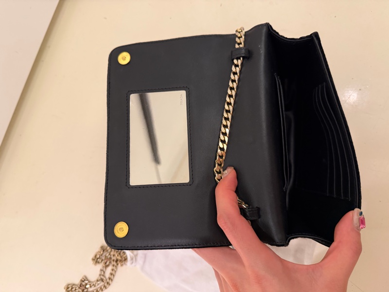 Prada Bow Wallet on Chain 天鵝絨款|英國購入|附防塵袋-6