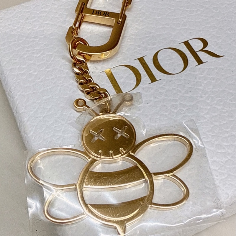 Dior 小蜜蜂鑰匙圈吊飾-2