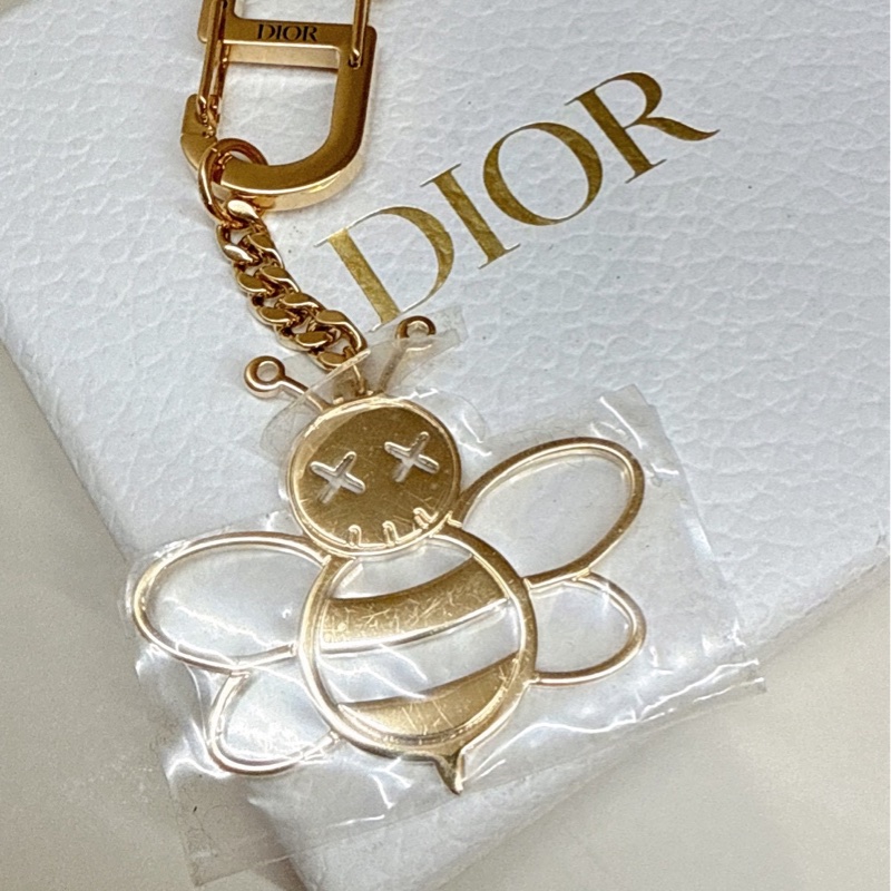 Dior 小蜜蜂鑰匙圈吊飾-3