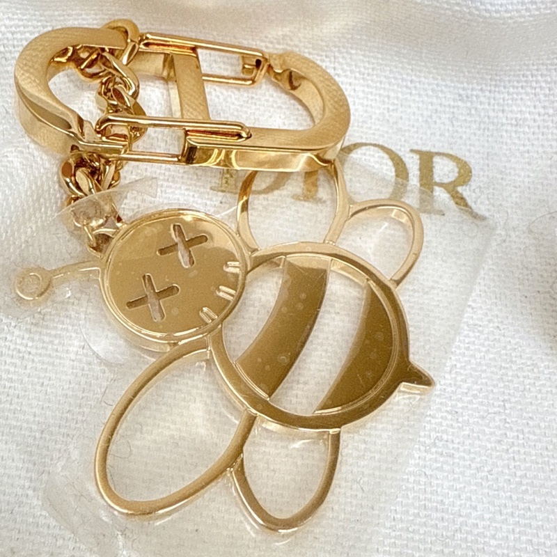 Dior 小蜜蜂鑰匙圈吊飾-4