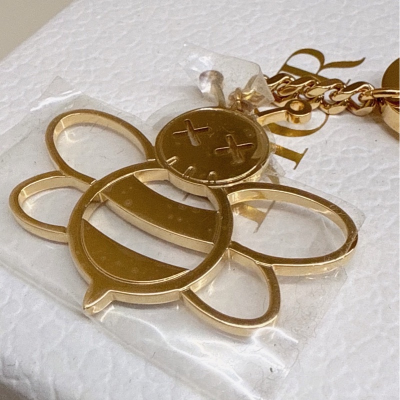 Dior 小蜜蜂鑰匙圈吊飾-5