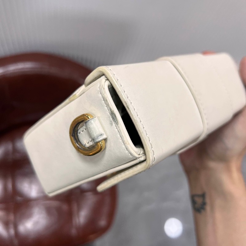 Dior 迪奧 蒙田30 mini 白金全皮盒子包-8