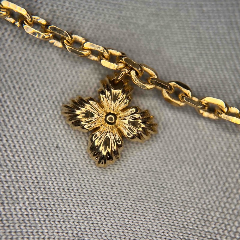 LV 字母花卉水晶多層手鏈-7