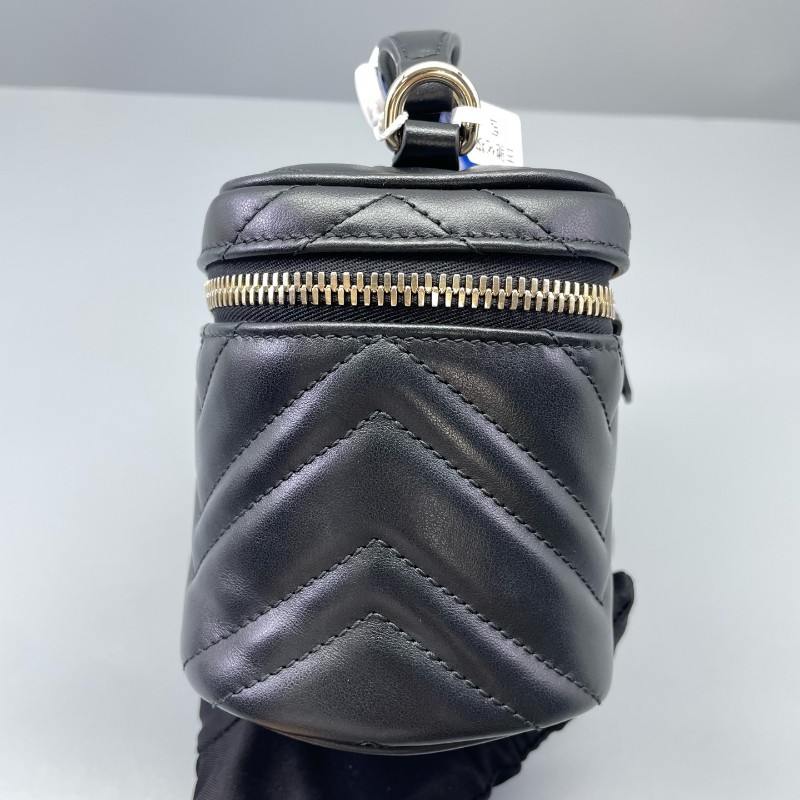 Gucci古馳馬蒙小號化妝包黑色-3