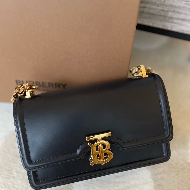 Burberry tb mini 黑色相機包-0