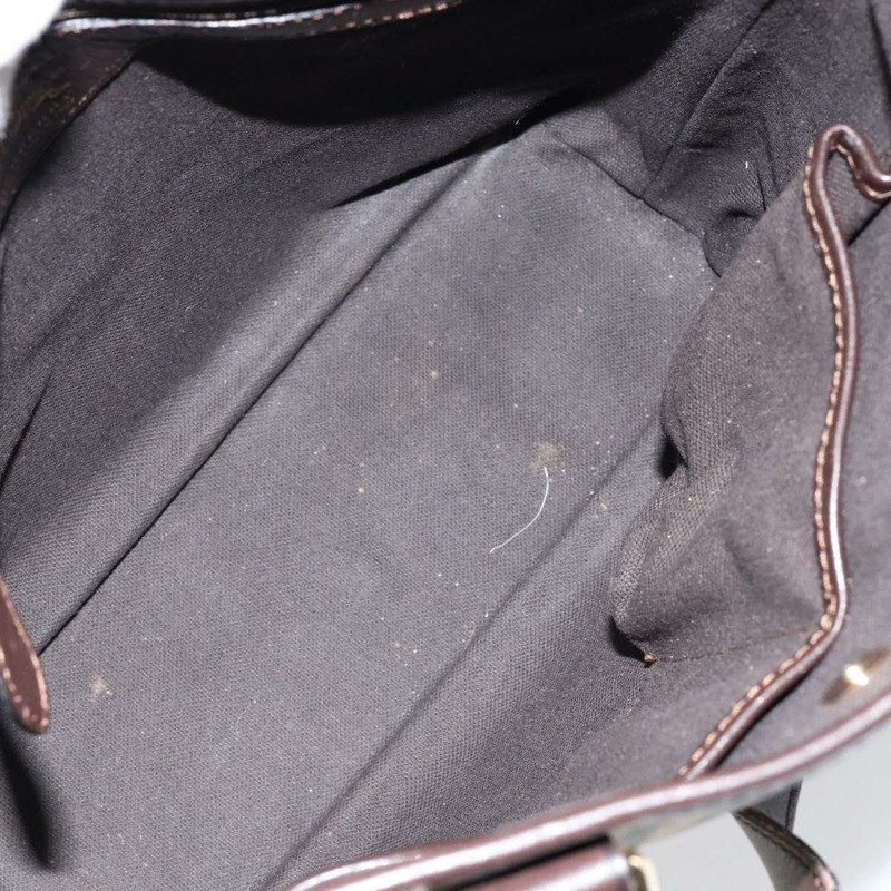 【日本直送】BURBERRY Nova 格紋手提包 PVC 皮革 米色 金色 正品 148869-11