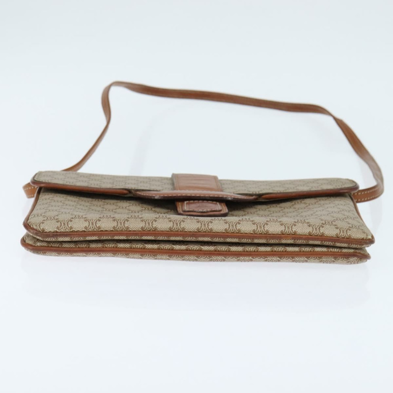 【日本直送】CELINE Macadam帆布肩背包 PVC米色金色 正品 150387-4