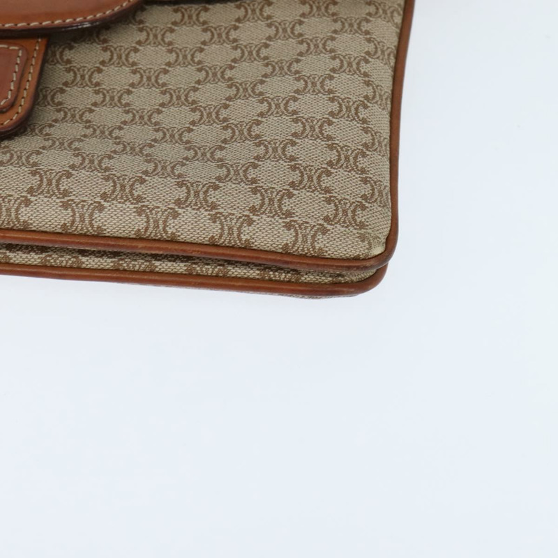 【日本直送】CELINE Macadam帆布肩背包 PVC米色金色 正品 150387-13