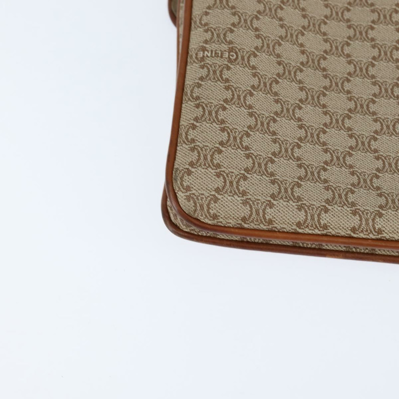 【日本直送】CELINE Macadam帆布肩背包 PVC米色金色 正品 150387-14