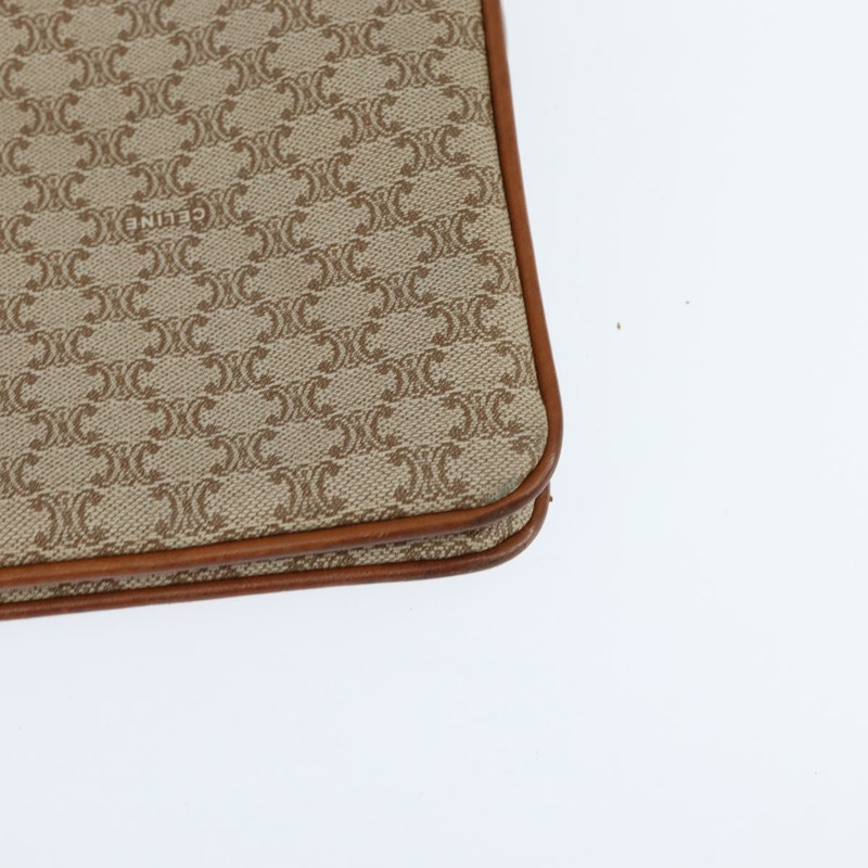 【日本直送】CELINE Macadam帆布肩背包 PVC米色金色 正品 150387-15