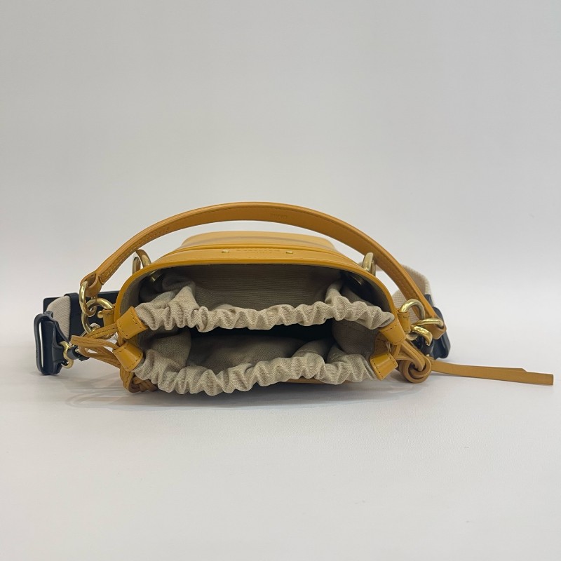 Chloe/克洛伊黃色水桶斜挎包。-4