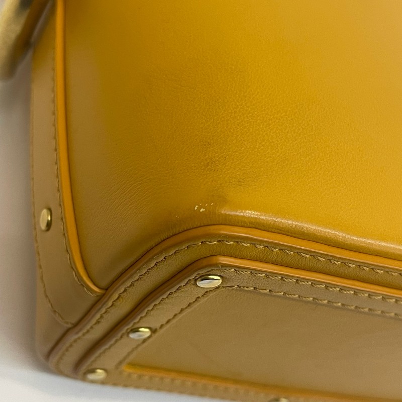 Chloe/克洛伊黃色水桶斜挎包。-12