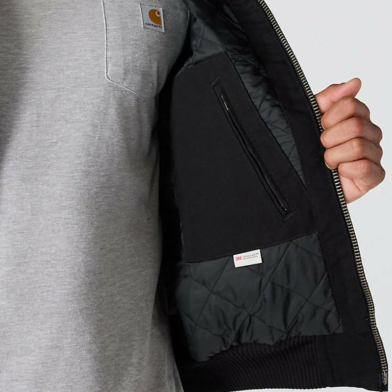 Carhartt - Giacca Duck Active Black - 104050 - BLACK | size: XL-6