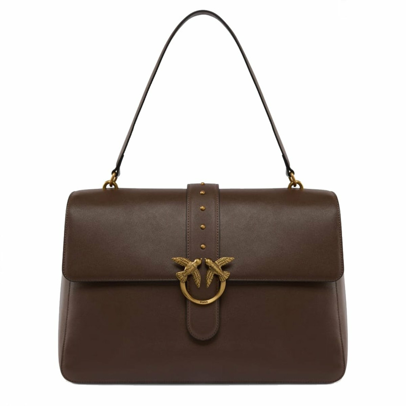 Pinko - Borsa a spalla Love one Marrone - 105067A0QO - MARRONE/CASTANO-ANTIQUE/GOLD-0