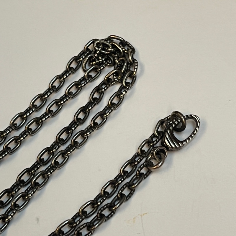 Gucci 經典雙G 扭轉仿舊項鍊-12