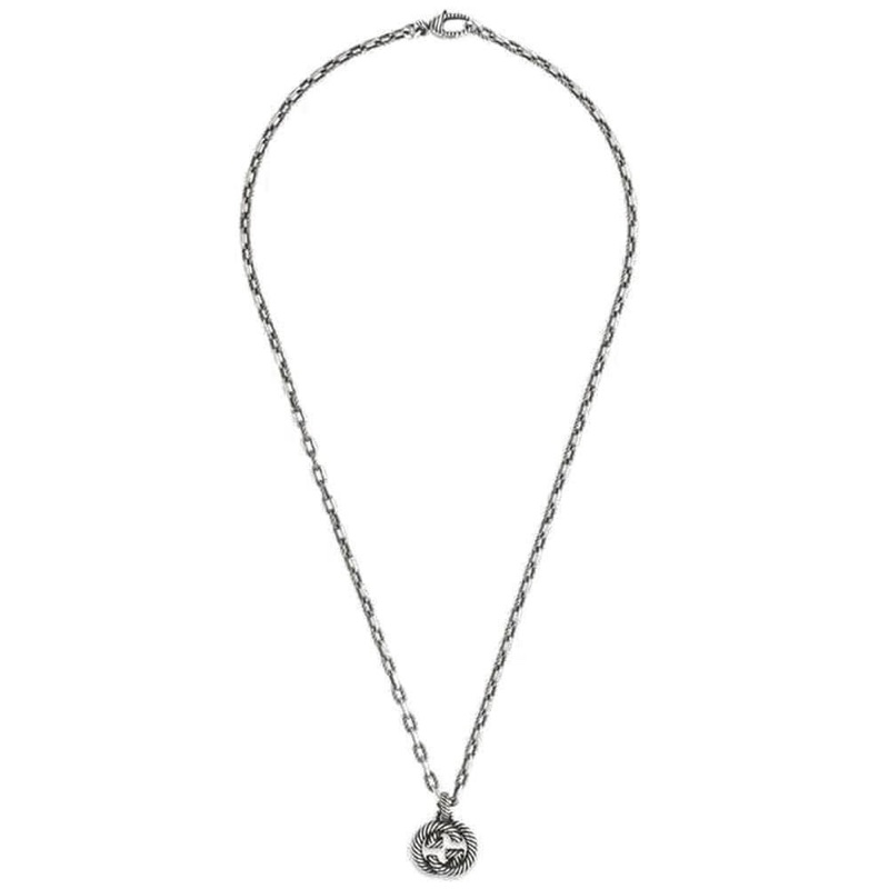 Gucci 經典雙G 扭轉仿舊項鍊-1