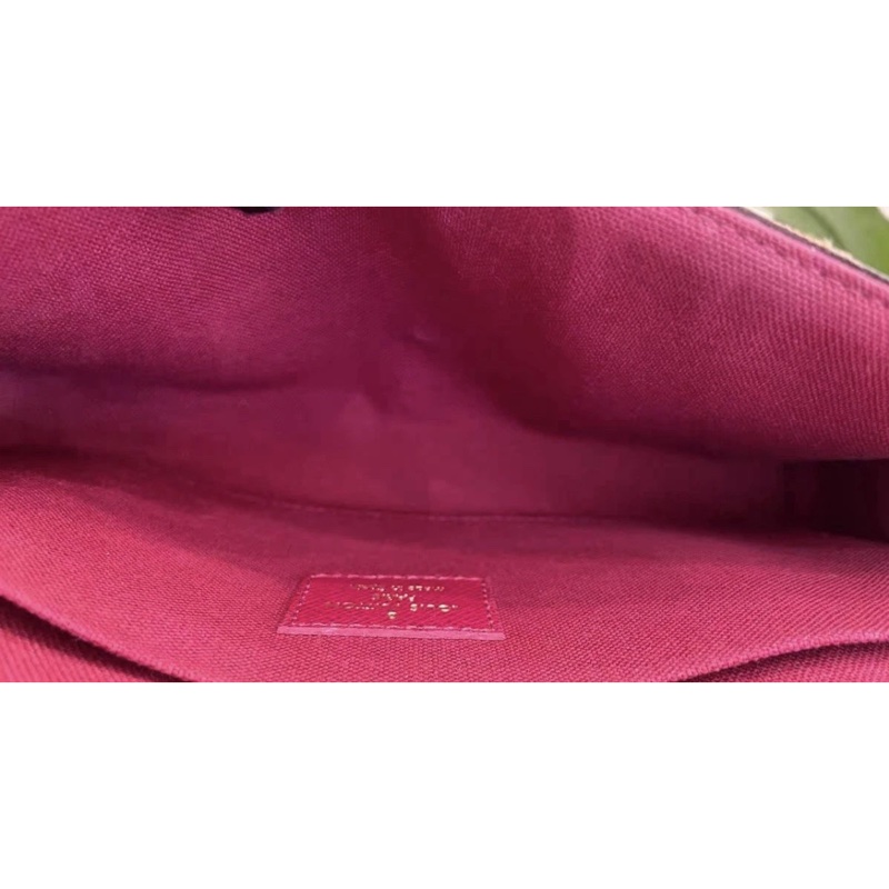 Louis Vuitton LV Empreinte Pochette Felicie 鏈條錢包包 單肩包-5